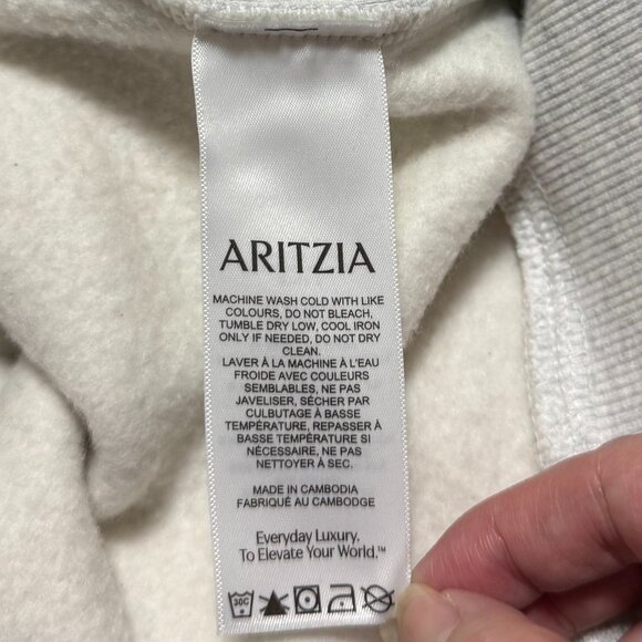 NWOT Aritzia Cozy Sweatfleece Boyfriend Boxy Zip Hoodie - Picture 10 of 11